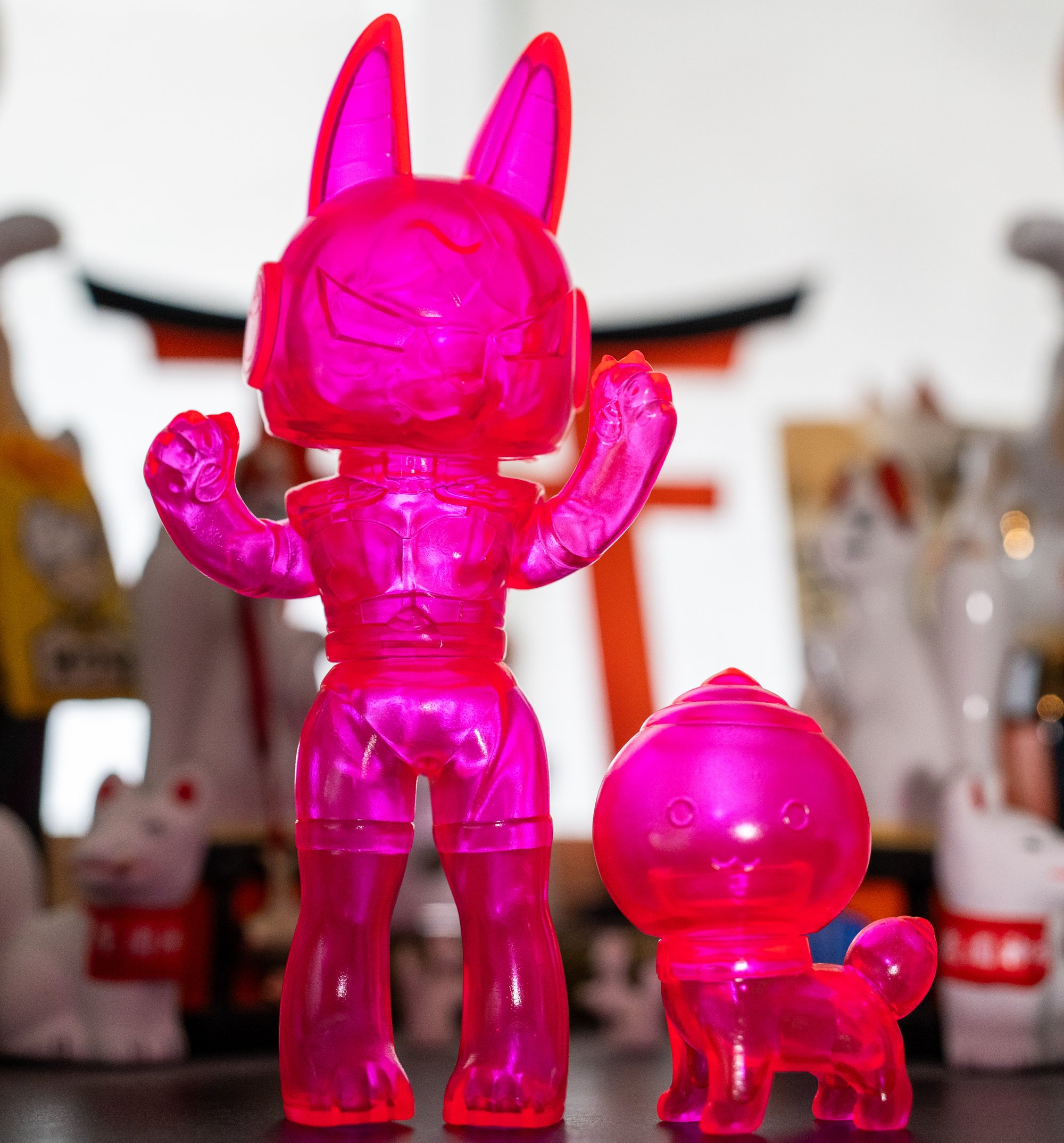 Kit & Momo - Clear Pink | Candie Bolton